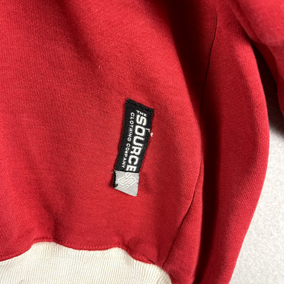 The Source Clothing Company Hoodie Men XL Hip Hop Streetwear Thrashed Distressed - Picture 2 of 16